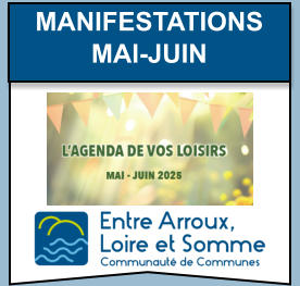 Manifestations  Mai-Juin