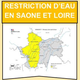 restriction d’eau en saone et loire