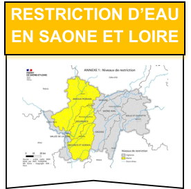 restriction d’eau en saone et loire