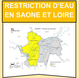 restriction d’eau en saone et loire
