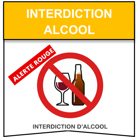 INTERDICTION ALCOOL