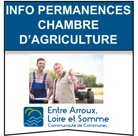 Info PERMANENCES   CHAMBRE   D’AGRICULTURE